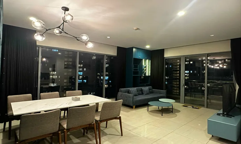 호치민 다이아몬드 아일랜드 침실, 단기 및 장기 거주에 적합한 편안한 침실 공간