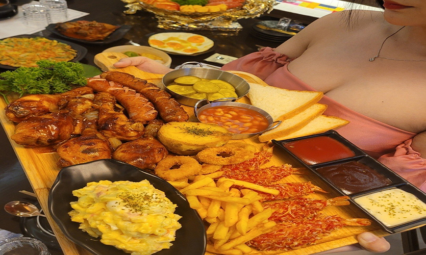 호치민 더조선2 로비 전경, 차분하고 안정적인 대기 공간