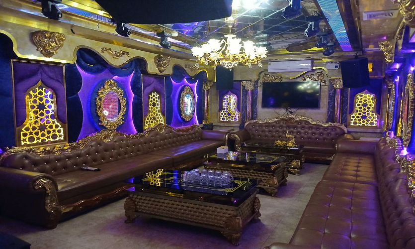 달랏 사비아 가라오케 개별 룸 구조, 달랏 가라오케 소규모 인원 이용 공간