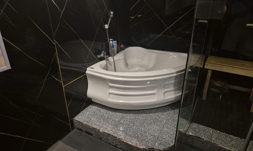 바디스크럽 관리 공간, 때밀이 프로그램이 진행되는 케어 공간