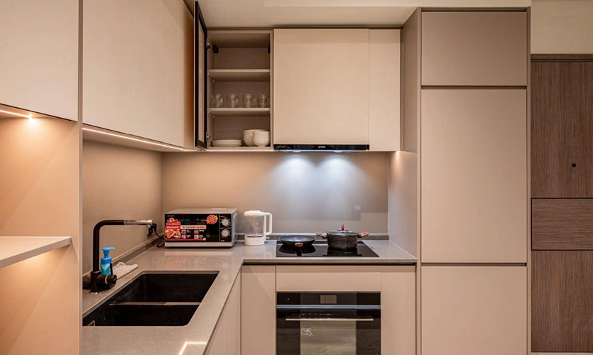 호치민 메트로폴 오페라 아파트 내부 구조, 모던한 인테리어와 넓은 공간