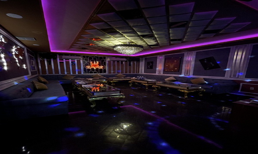 가라오케 룸 내부, 프라이빗한 소파형 룸 구조