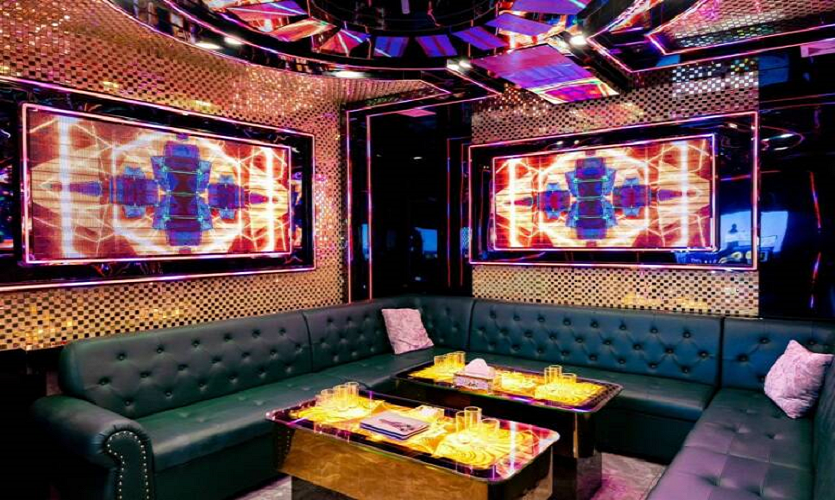 호치민 더원 가라오케 개별 룸 구조, 소규모 인원 이용에 적합